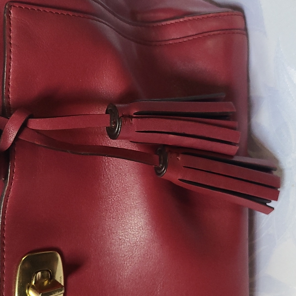 ❤️ Coach Legacy Chelsea Carryall #25359 Gorgeous Raspberry - Picture 8 of 16